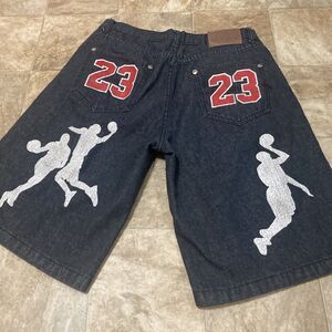 Delf Basic Men's Shorts Black Size 34 Xl 14/12 Michael Jordan